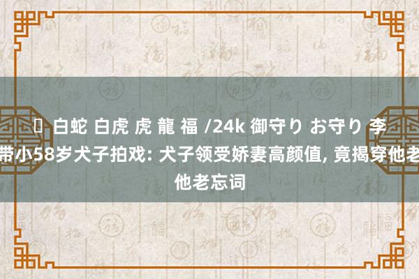 ✨白蛇 白虎 虎 龍 福 /24k 御守り お守り 李子雄带小58岁犬子拍戏: 犬子领受娇妻高颜值， 竟揭穿他老忘词