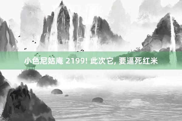 小色尼姑庵 2199! 此次它， 要逼死红米