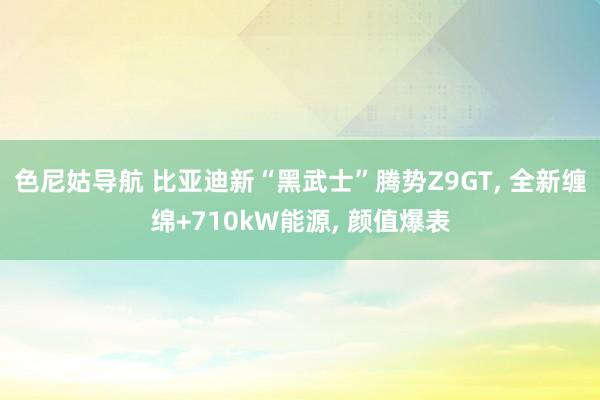 色尼姑导航 比亚迪新“黑武士”腾势Z9GT, 全新缠绵+710kW能源, 颜值爆表