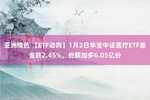 亚洲情色 【ETF动向】1月2日华宝中证医疗ETF基金跌2.45%，份额加多6.05亿份