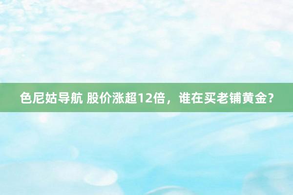 色尼姑导航 股价涨超12倍，谁在买老铺黄金？
